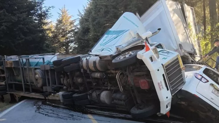 Cierre autopista México - Toluca