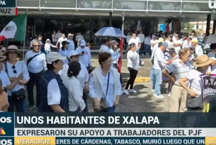 Manifestación Xalapa en apoyo al PJF
