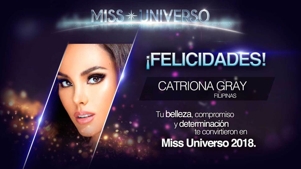 CATRIONA GRAY MISS UNIVERS