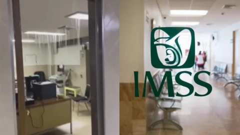 Clínica IMSS se inunda por fuertes lluvias en Chihuahua