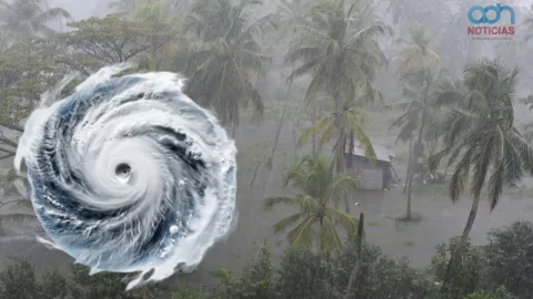 Trayectoria de la tormenta Raymond