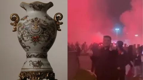 Hincha de futbol esparce cenizas de su tío en estadio rival.