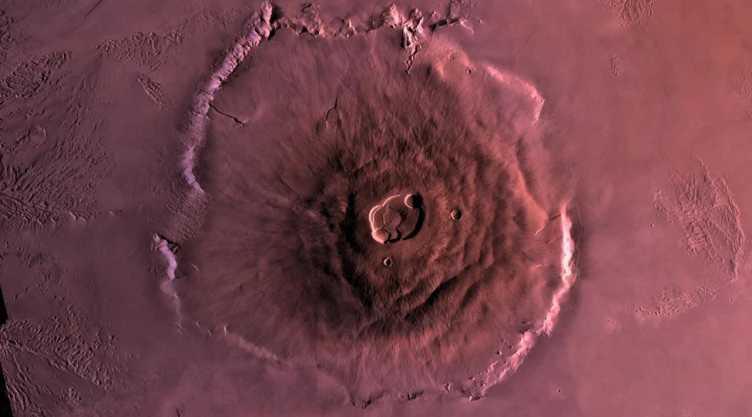 Volcán en Marte