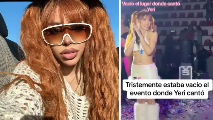 VIDEO_ Primer concierto de Yeri Mua lució prácticamente vacío, ¿qué hizo la influencer?