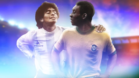 Maradona y Pel&eacute;