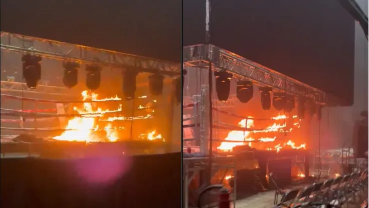 Sujetos armados incendian ring durante función de box en Hermosillo