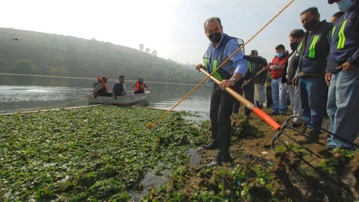Piden esfuerzos de municipios para rescatar presa Madín en Edomex