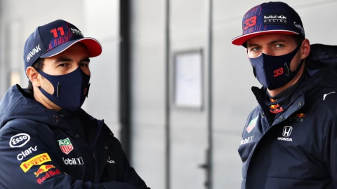 Sergio Checo P&eacute;rez piloto Red Bull