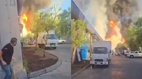 Momento exacto de la fuerte explosión que dejó muertos y lesionados en Chile (VIDEO)