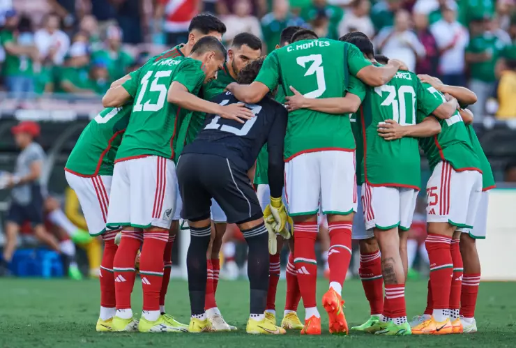 Jugadores de la Selección Mexicana