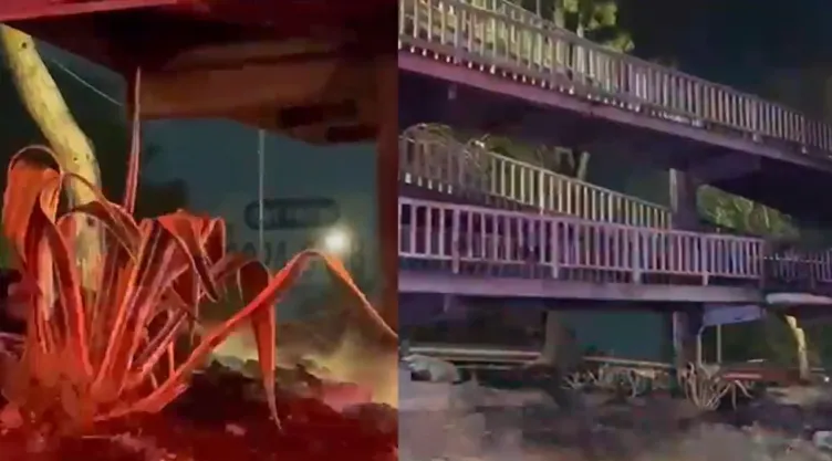 Se quema puente de Iztapalapa: Llamas alcanzan estructuras tras fuerte incendio