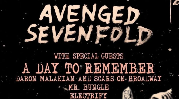 Concierto Avenged Sevengold CDMX