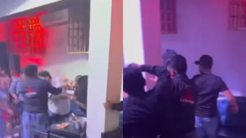 Captan a reina del carnaval de Ciudad del Carmen, Campeche protagonizando una FUERTE PELEA en un bar