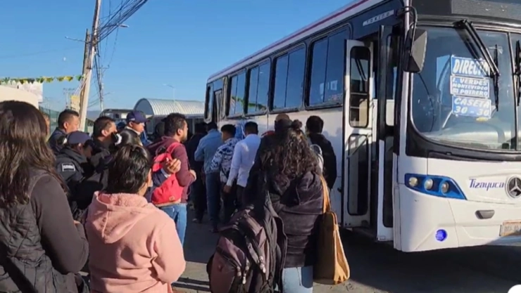 Tizayuca reanuda transporte público violencia