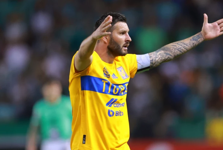 André Pierre Gignac en la derrota de Tigres ante León en la Liga de Campeones de la Concacaf