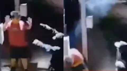 VIDEO Trágico | Joven es asesinado durante un asalto; no puso resistencia y le dispararon