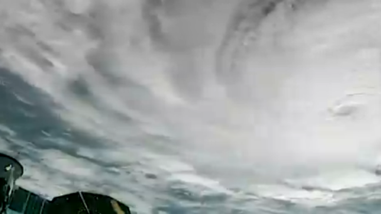 Huracan Milton desde el espacio