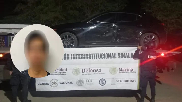 Detienen a menor de edad con un auto robado en Infonavit Humaya, en Culiacán. .jpg