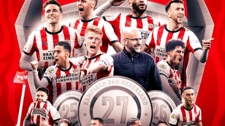 PSV campeón de la Eredivisie