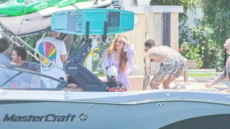 Shakira y Lewis Hamilton