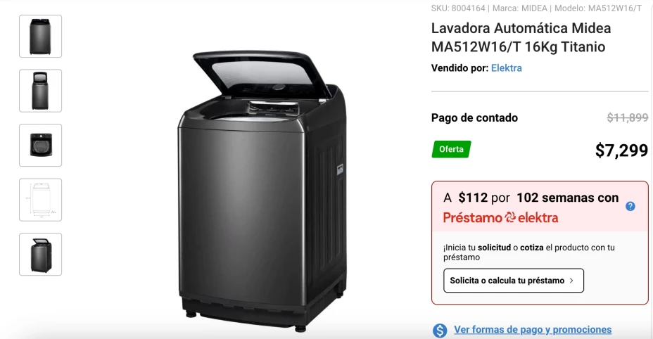 Así es la lavadora de titanio con ahorrador de luz