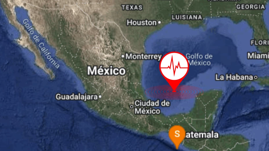 Tiembla cuatro veces en menos de una hora en Chiapas, Veracruz y Oaxaca.