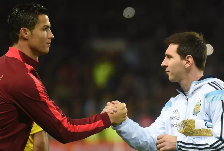 Cristiano Ronaldo y Lionel Messi 