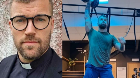 Pastor sueco se viraliza al compartir rutina de crossfit en Instagram