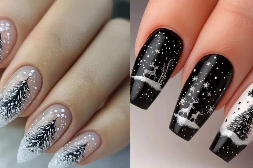 No importa cómo sean tus uñas: estos diseños de Navidad harán lucir tus manos como nunca.