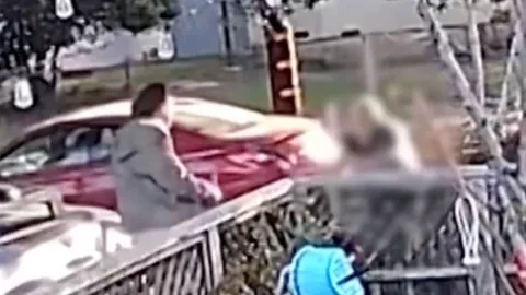 VIDEO | Apuñalan a abuelito en el cuello y a su nieta de 10 años; así fue como ocurrió