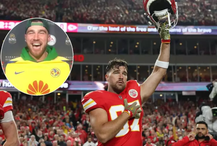 ¿Una señal_ Travis Kalce, el aficionado del América que podría ser TRICAMPEÓN de la NFL