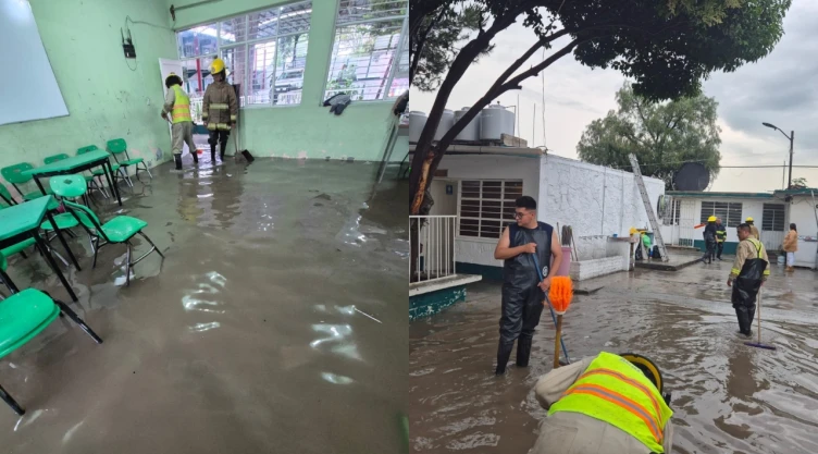 Se-inunda-primaria-Benito-Juárez-en-Acolman-y-alumnos-quedan-atrapados-en-sus-pupitres