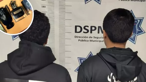 Menores roban perfumes en tienda de Plaza Cachanilla en Mexicali