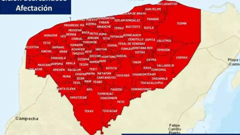 Última Hora Emiten Alerta Roja por la cercanía del Huracán Beryl en Yucatán