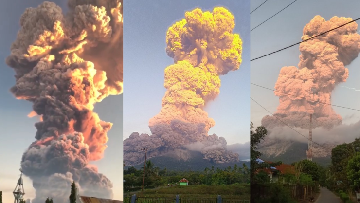 Erupción del volcán Lewotobi Laki-laki provoca alerta máxima.