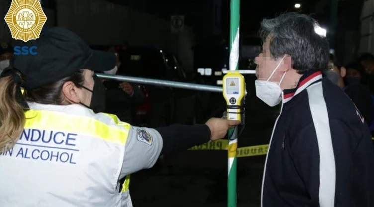 alcoholímetro CDMX fiestas decembrinas