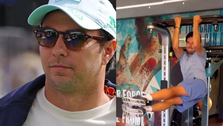 checo perez entrenamiento formula 1