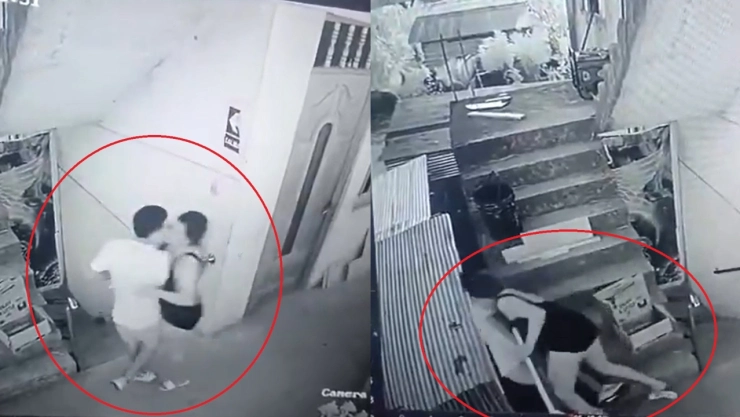 Captura de imagen de cámara de vigilancia de Perú.