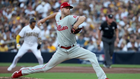 Zack Wheeler, pitcher de los Filis de Filadelfia