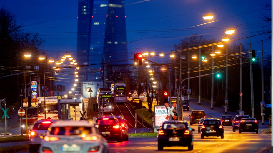 Autos en Fráncfort, Alemania.