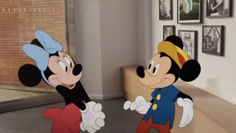 Mickey Mouse y Minnie Mouse