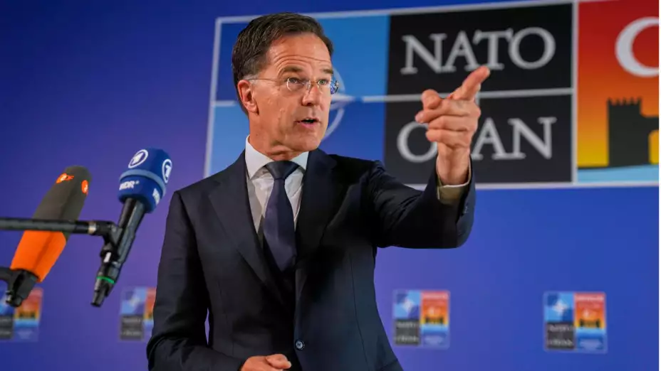 Mark Rutte,, secretario general de la OTAN, en Antalya, Turquía.