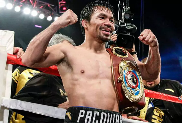 Manny Pacquiao venció a Adrien Broner y se llevó el titulo Welter/ Foto: Especial