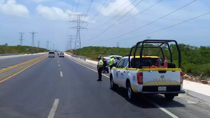 ÚLTIMA HORA: Reportan fuerte accidente en Av. Prolongación Chac Mool en Cancún