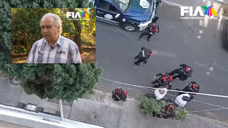 Un señor de la tercera edad fue detenido al sembrar un árbol en CDMX.