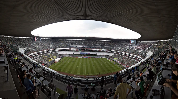 Vista general del Estadio Azteca