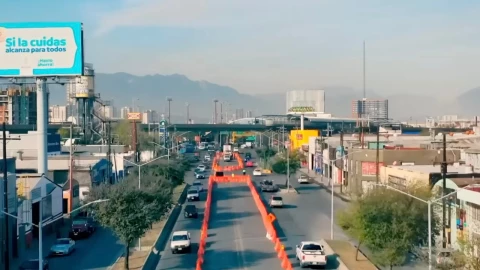 Colapso Línea 6 del Metro Monterrey