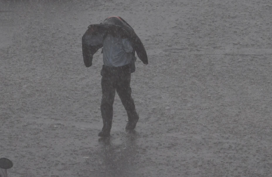 Lluvia inédita en México