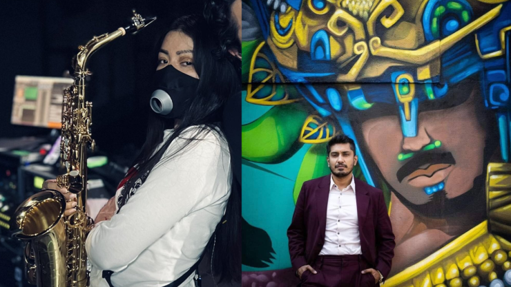 María Elena Ríos y Tenoch Huerta