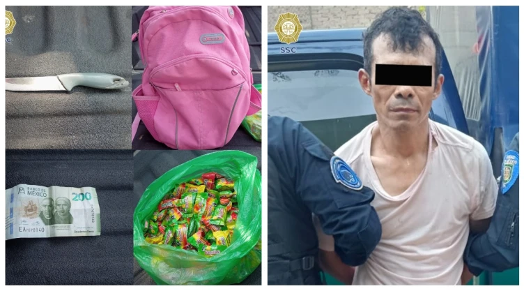 Sujeto asaltó a un hombre por no venderle dulces en Miguel Hidalgo; ya fue detenido